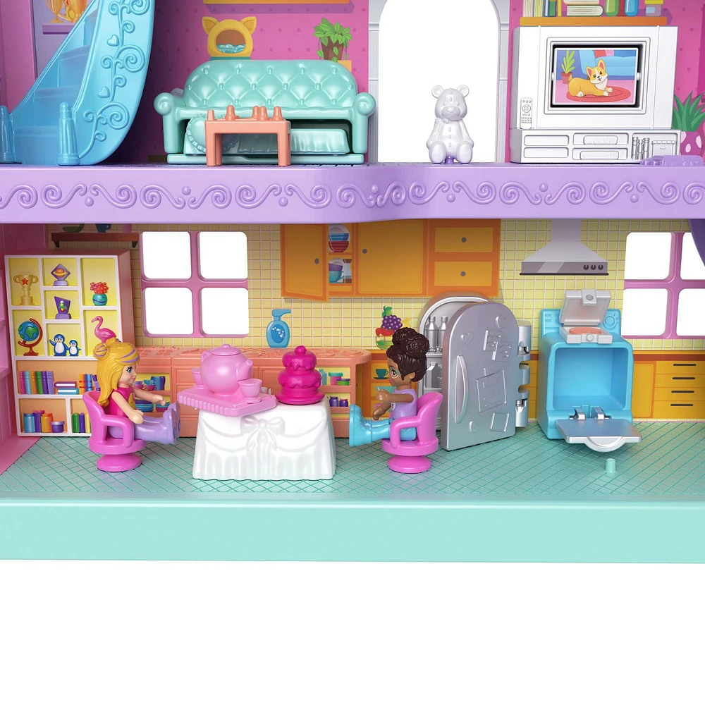 Polly Pocket Pajama Party Sleepover Adventure House Playset