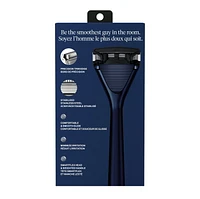 House of Atlas 5-Blade Razor Kit, Dusk, Razor + 2 Blade Refills, Designed for comfort and grip.