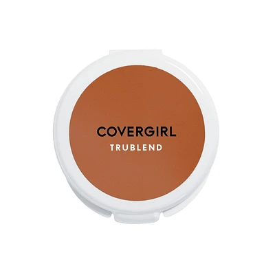 COVERGIRL TruBlend Mineral Pressed Powder, Natural Finish, Oil Control, Blurs Pores, Lightweight, Flawless, 100% Cruelty-Free, Pressed Powder