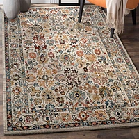 Great Zero Laramie Ivory & Blue 5' x 7'6" Area Rug