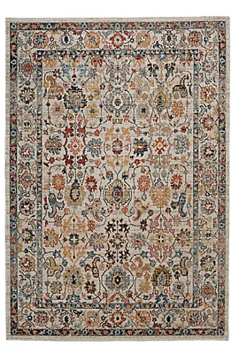 Great Zero Laramie Ivory & Blue 8' x 10' Area Rug