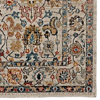 Great Zero Laramie Ivory & Blue 3' x 5' Accent Rug