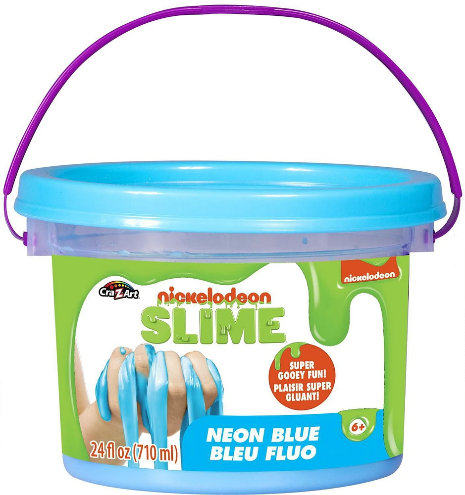 Nickelodeon Pre-Made Neon Blue Slime Tub (24 oz.)