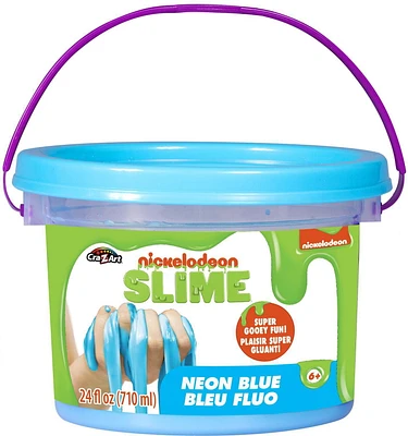 Nickelodeon Pre-Made Neon Blue Slime Tub (24 oz.)