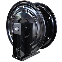 Pressure Washer Hose Reel Kit, 150 foot with 3 foot jointer hose, U-Frame, Black