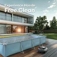 Aiper SG 800B Cordless Robotic Pool Cleaner for Flat Above Ground Pools up to 860sq.ft, Automatic Pool Vacuum