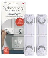 Dreambaby® Dial-It Adapta™ Angle Lock - 2pk, Super Strong Safety Locks!