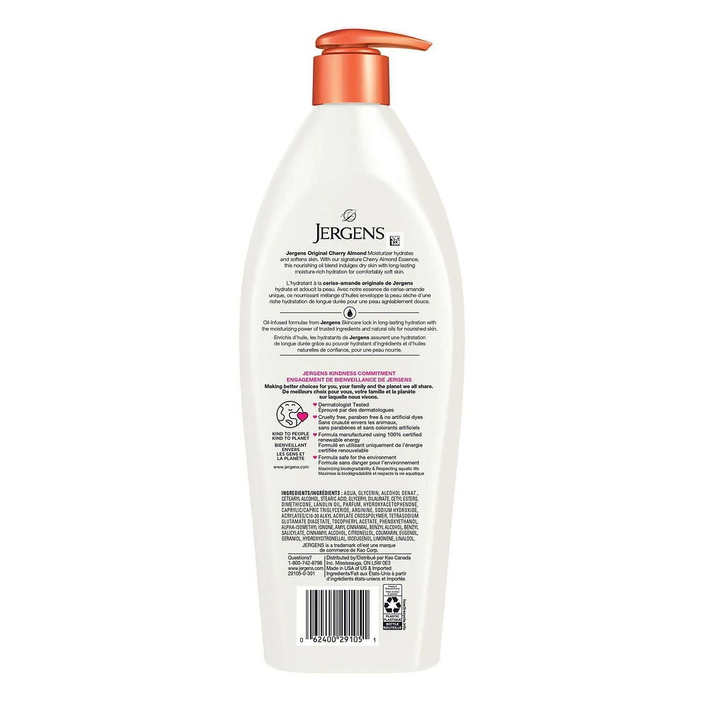 Hydratant pour le corps à la vitamine E revitalisante pour la peau sèche de Jergens 620 ml