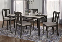 Weston 5-Piece Dining Set, Grey