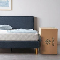 Zinus 8” Green Tea Cool Feel Memory Foam Mattress, Bed-in-a-Box with Compact WONDERBOX Packaging, CertiPUR-US Certified, 10 Years Warranty