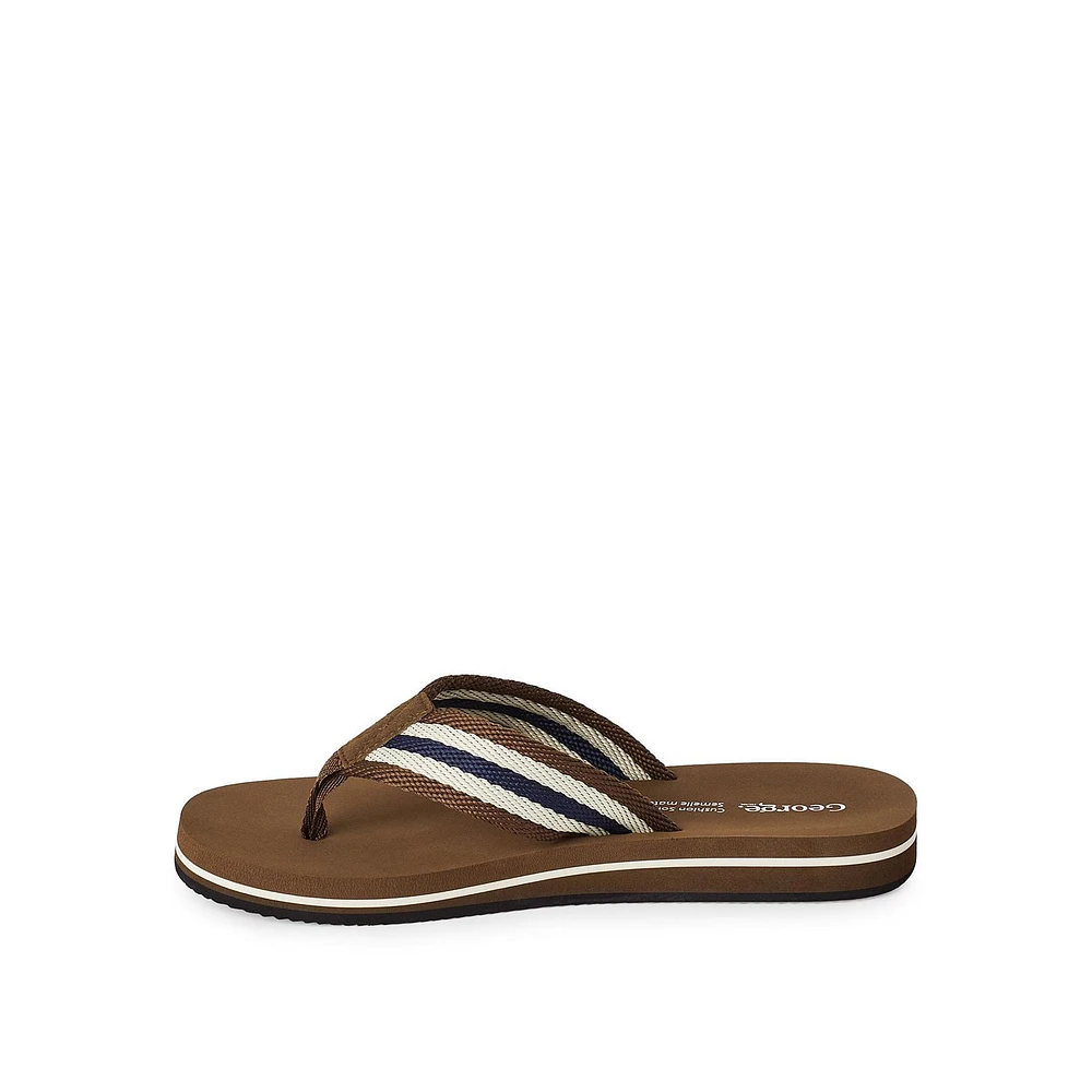 George Men's Comfort Flip Flops, Sizes 7-13