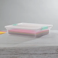 Sterilite Clear Large Clip Box, 1 each