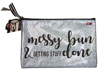 Onyx Messy Hair Don't Care Cosmetic Bag