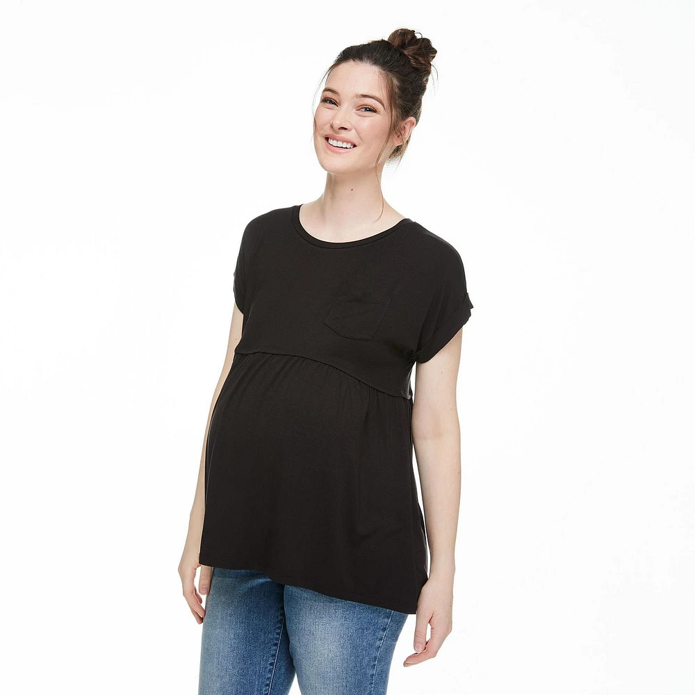 T-shirt de style nuisette Paisley Sky Maternité