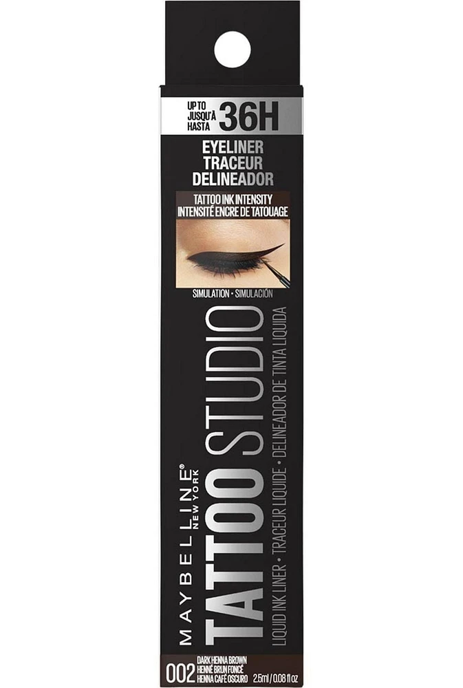 Maybelline New York, Traceur encre liquide, Maquillage yeux, 3  gr. 3 GR