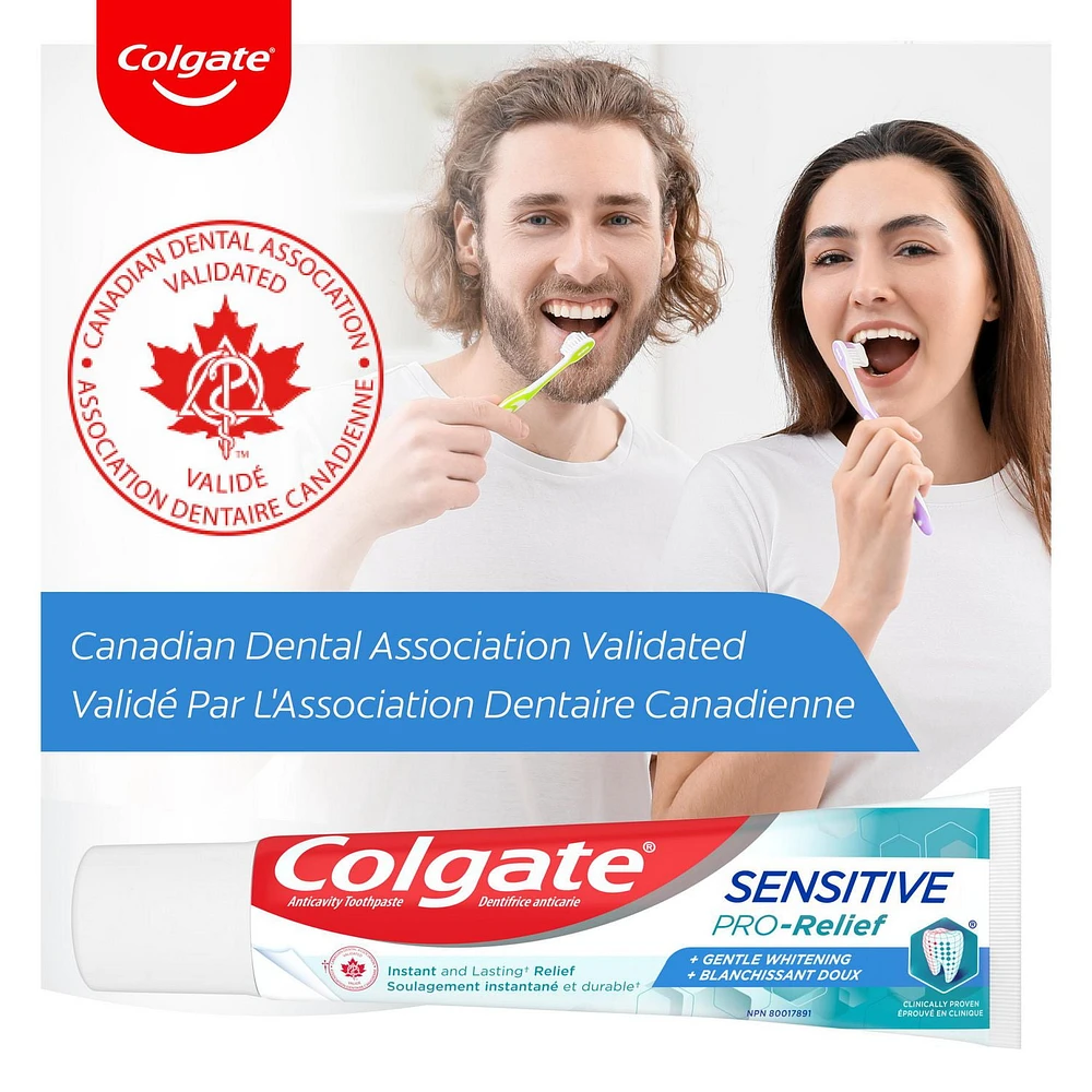 Dentifrice Colgate Sensitive Pro-Relief + Blanchissant doux 120 ml