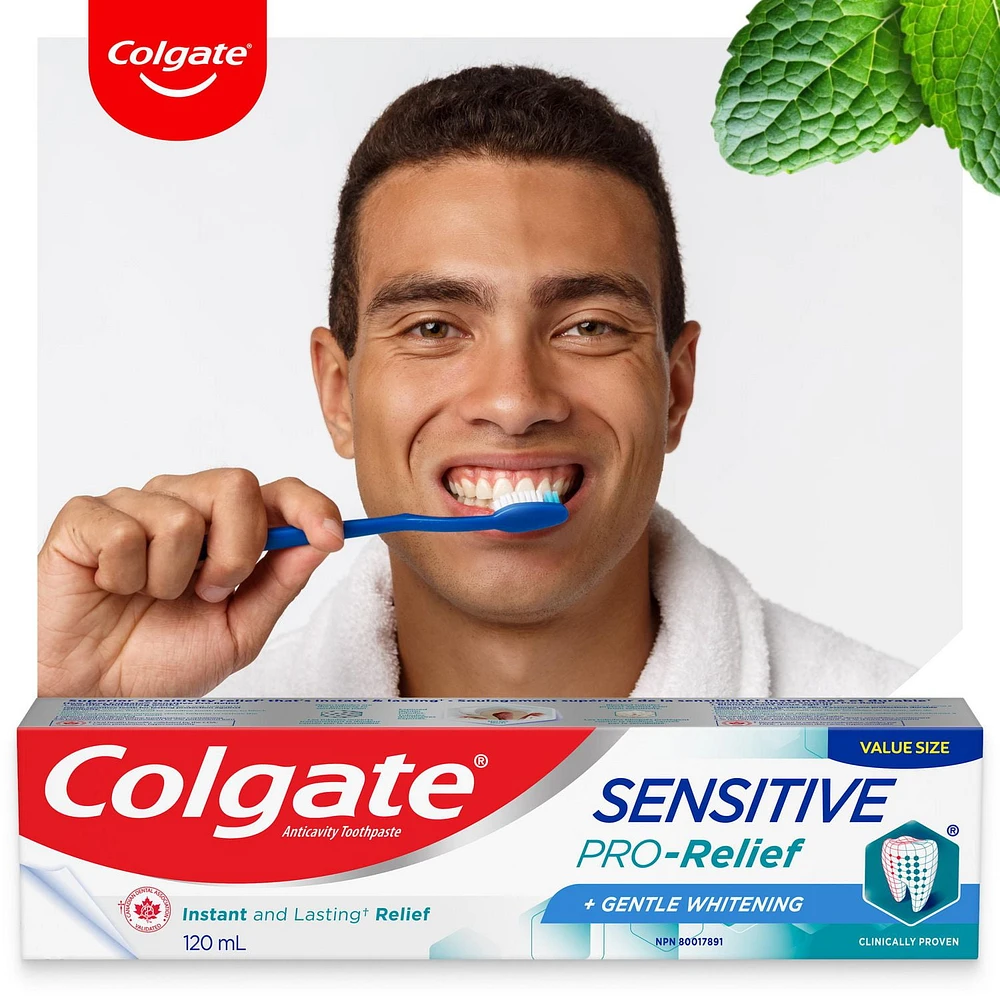 Dentifrice Colgate Sensitive Pro-Relief + Blanchissant doux 120 ml