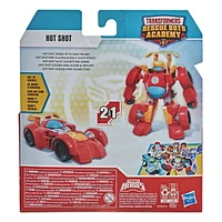 Transformers Rescue Bots Academy Hot Shot Converting Toy, 4.5-Inch Figure, Toys for Kids Ages 3 and Up