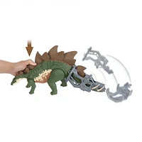 ​Jurassic World Camp Cretaceous Mega Destroyers Stegosaurus Dinosaur Action Figure, Toy Gift with Movable Joints, Attack and Breakout Feature