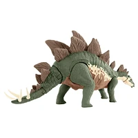 ​Jurassic World Camp Cretaceous Mega Destroyers Stegosaurus Dinosaur Action Figure, Toy Gift with Movable Joints, Attack and Breakout Feature