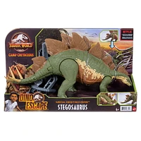 ​Jurassic World Camp Cretaceous Mega Destroyers Stegosaurus Dinosaur Action Figure, Toy Gift with Movable Joints, Attack and Breakout Feature