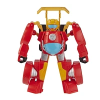 Transformers Rescue Bots Academy Hot Shot Converting Toy, 4.5-Inch Figure, Toys for Kids Ages 3 and Up