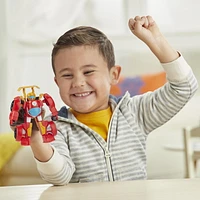 Transformers Rescue Bots Academy Hot Shot Converting Toy, 4.5-Inch Figure, Toys for Kids Ages 3 and Up