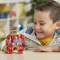 Transformers Rescue Bots Academy Hot Shot Converting Toy, 4.5-Inch Figure, Toys for Kids Ages 3 and Up