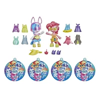 My Little Pony Smashin’ Fashion Party 2-Pack -- 30 Pieces, Pinkie Pie and DJ Pon-3 Poseable Figures and Surprise Fashion Toy Accessories