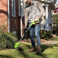 Greenworks 4A 13" Dual-Line String Trimmer, 4A 13" String Trimmer