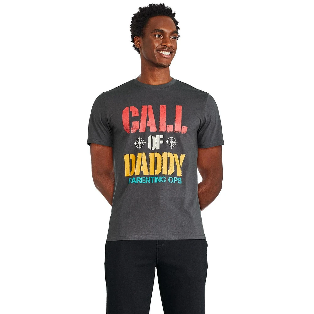 T-shirt à imprimé graphique George pour hommes