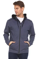 Swiss Tech Men's Full Zip Mega Fleece Hoodie