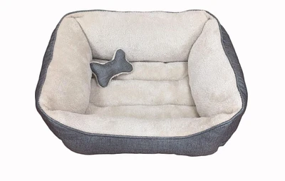 Vibrant Life Medium Cuddler Dog Bed with Toy