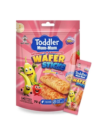 Toddler Mum-Mum bâtonnets de gaufrettes saveur Banane et Fraise TMM bâtonnets de Gaufrettes Saveur BananeFraise