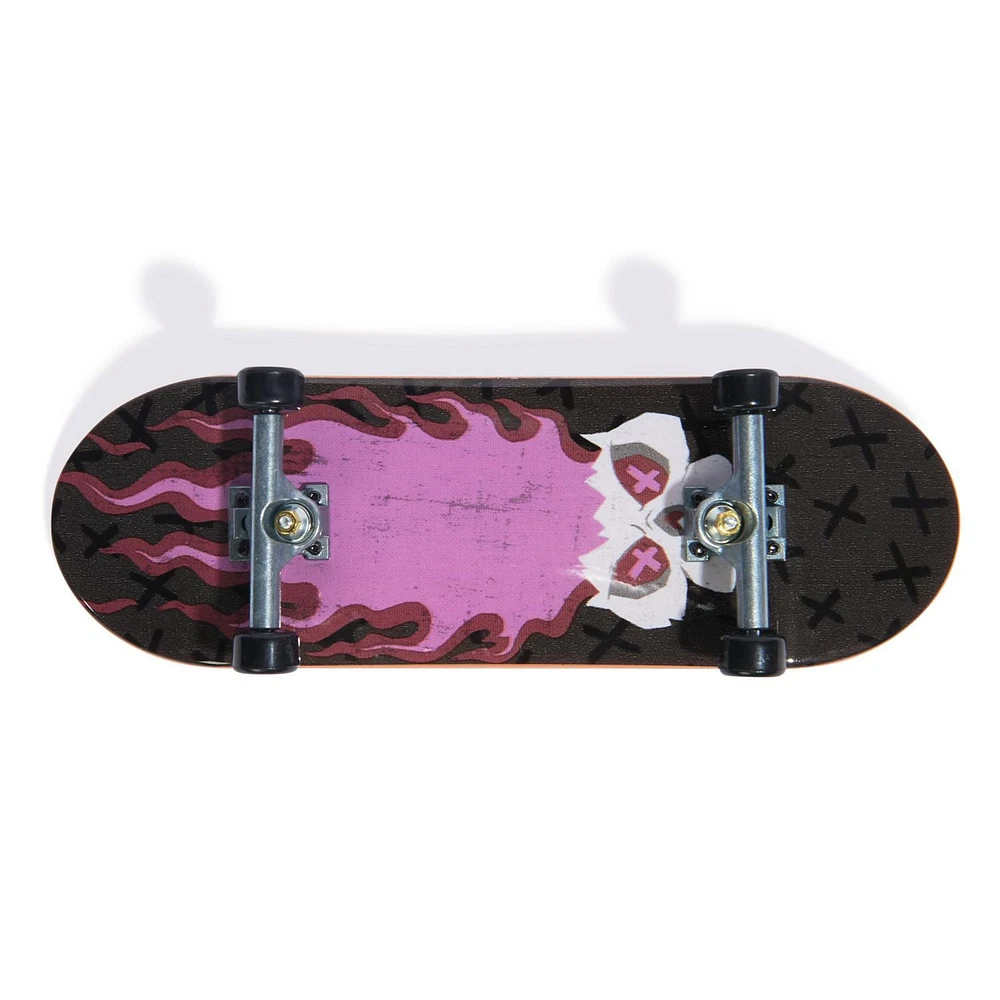 Tech Deck Sk8 Crew, Exclusive Fingerboard with Assistive Figure, Collectible and Customizable Mini Skateboards, Kids Toys for Ages 5 and up (Styles May Vary), Tech Deck Sk8 Crew