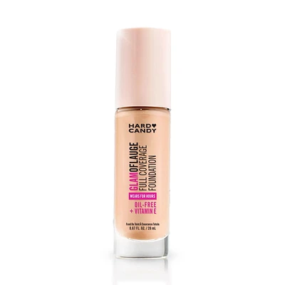 Hard Candy Glamoflauge Full Coverage Foundation, Oil-Free, 20 mL