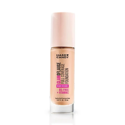 Hard Candy Glamoflauge Full Coverage Foundation, Oil-Free, 20 mL