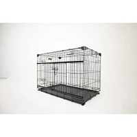 Lucky Dog Whisper Glide 36 Inch Sliding Double Door Dog Crate