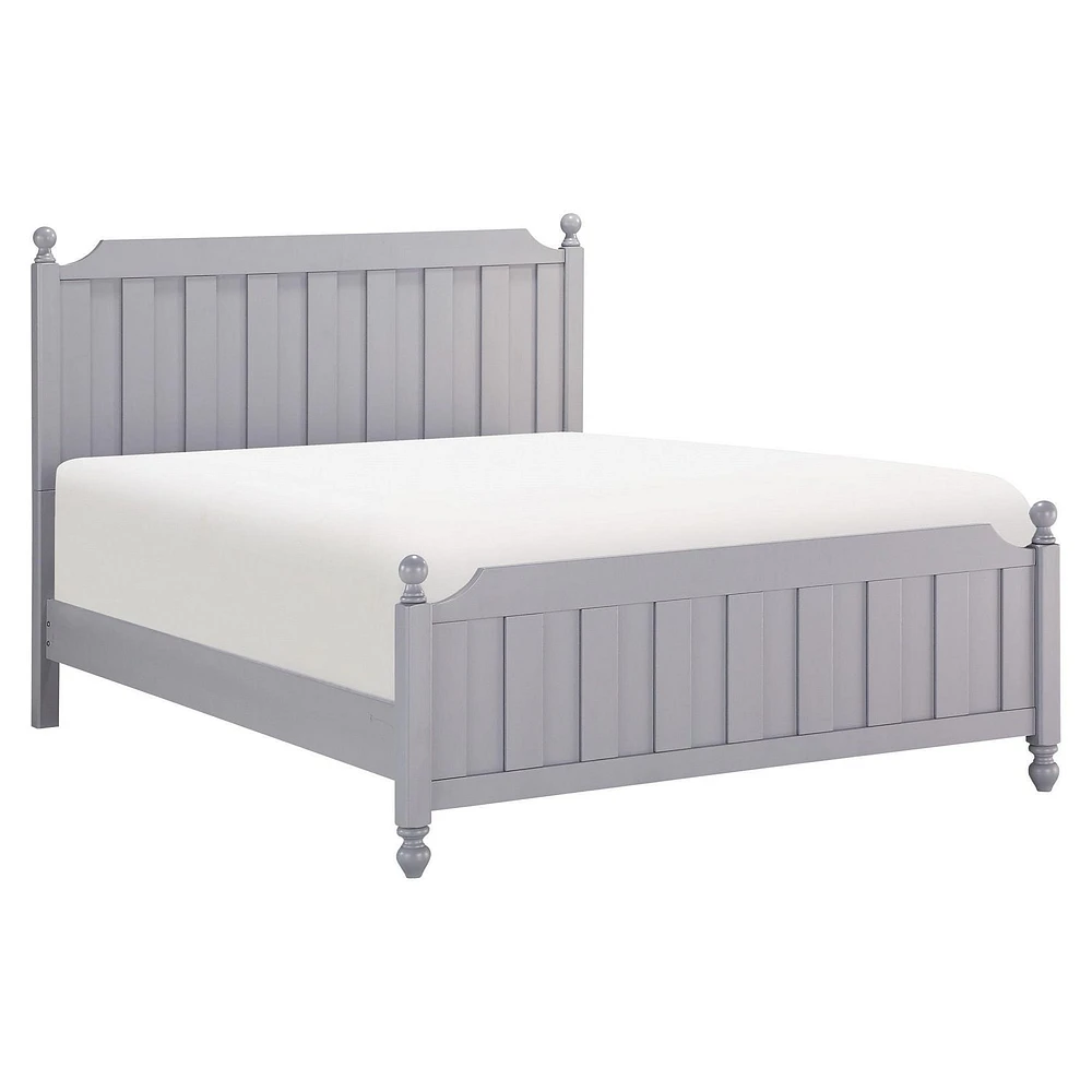 Topline Home Furnishings Farmhouse Grey Full Bed