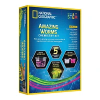 National Geographic Amazing Worms Chemistry Kit, STEM Science for Kids