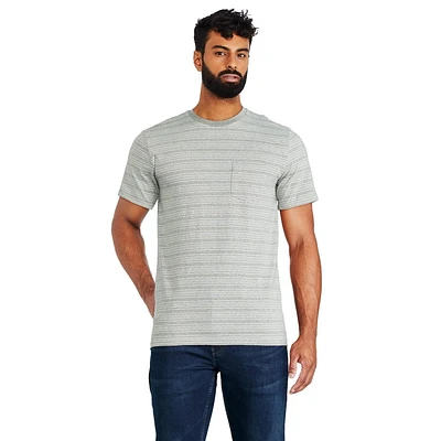 T-shirt avec poche George pour hommes Tailles P-TG