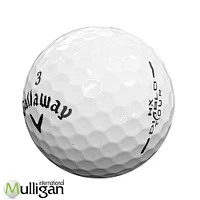 Mulligan - 12 Callaway Hex Diablo Tour 5A Recycled Used Golf Balls, White