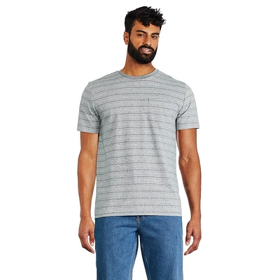 T-shirt avec poche George pour hommes Tailles P-TG