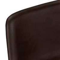 Monarch Specialties Office Chair, Bar Height, Standing, Computer Desk, Work, Pu Leather Look, Metal, Brown, Black, Contemporary, Modern