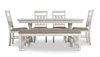 Padilla 6-Piece Dining Set, White