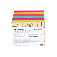 Post-it Notes, 1 3/8" x 1 7/8", Cape Town, 6 pads, 75 Sticky Notes/Pad