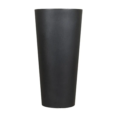 Tusco Products 26 in. Cosmo Planter - Black  (Set of 2)