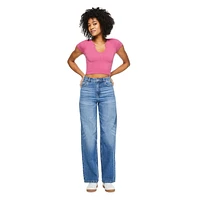 T-shirt sans coutures No Boundaries pour femmes Tailles TP–TTG