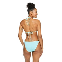 Haut de bikini avec nouettes No Boundaries pour femmes Tailles TP–TTG