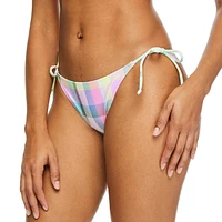 No Boundaries Women's String Bikini Bottom